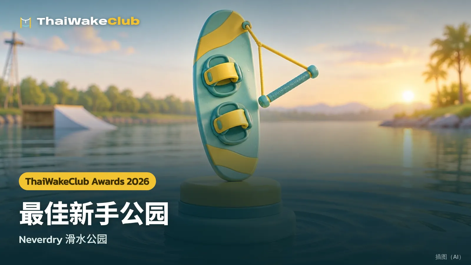 最佳新手公园 — Neverdry 滑水公园