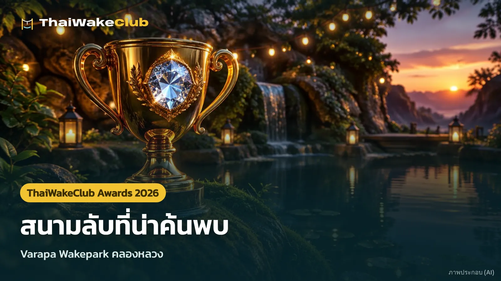 สนามลับที่น่าค้นพบ — Varapa Wakepark คลองหลวง