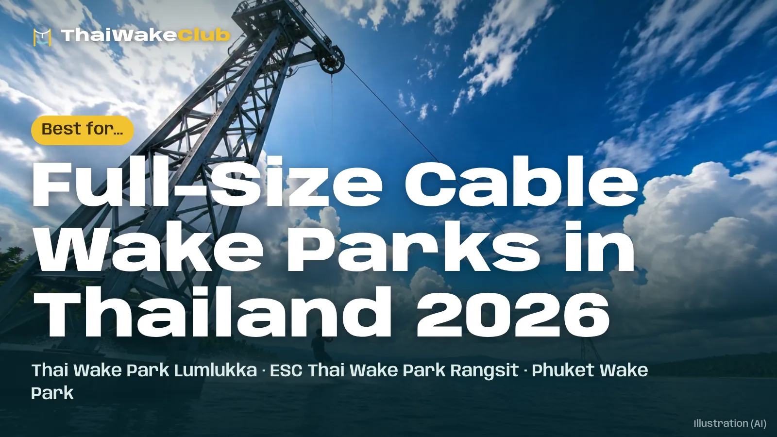 Full-Size Cable Wake Parks in Thailand 2026