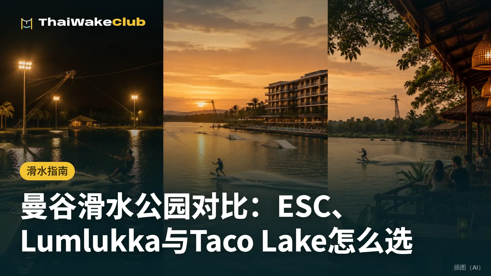曼谷滑水公园对比:ESC、Lumlukka与Taco Lake怎么选