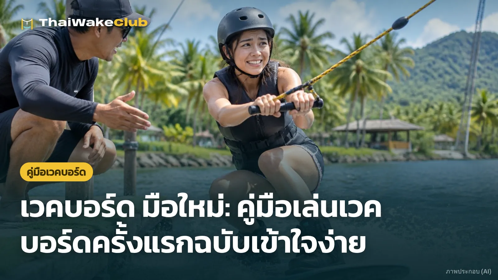 เวคบอร์ด มือใหม่: คู่มือเล่นเวคบอร์ดครั้งแรกฉบับเข้าใจง่าย