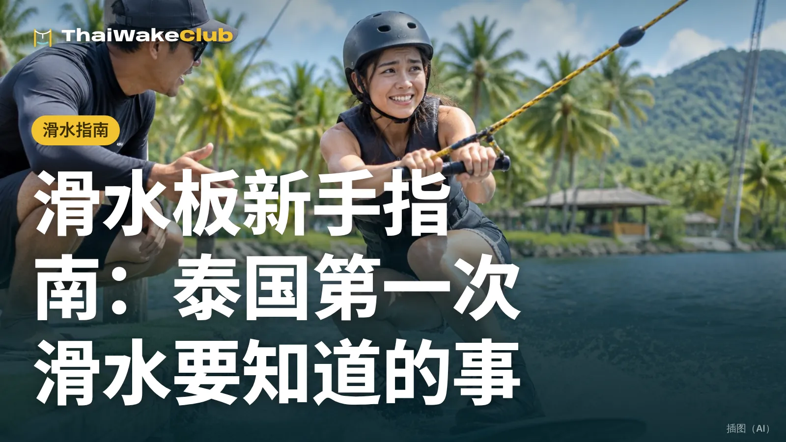 滑水板新手指南:泰国第一次滑水要知道的事