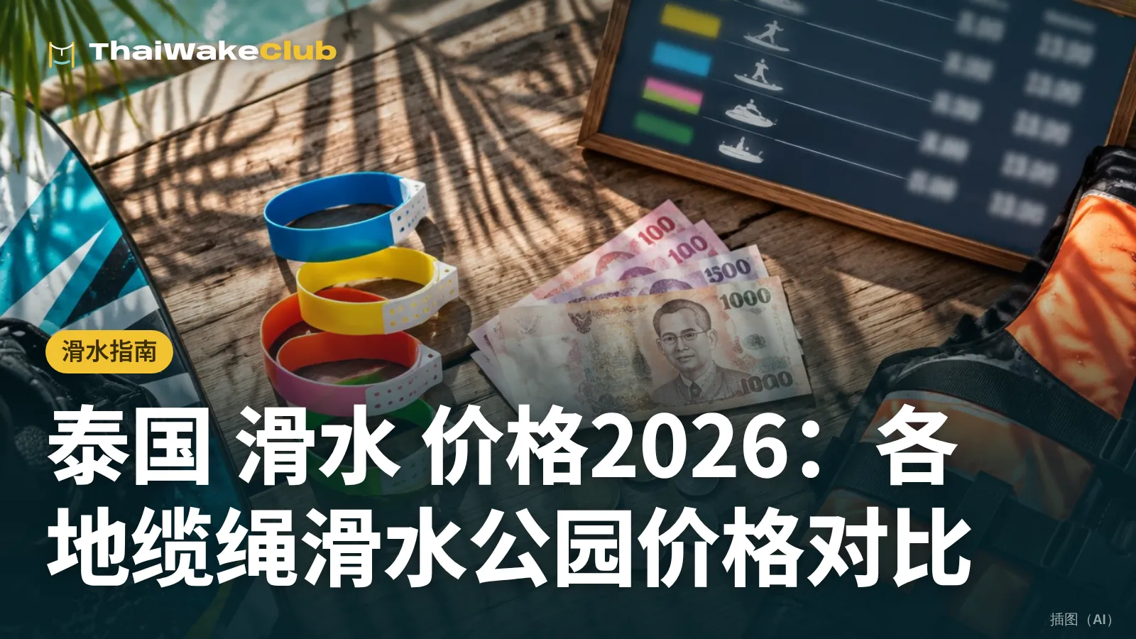 泰国 滑水 价格2026:各地缆绳滑水公园价格对比