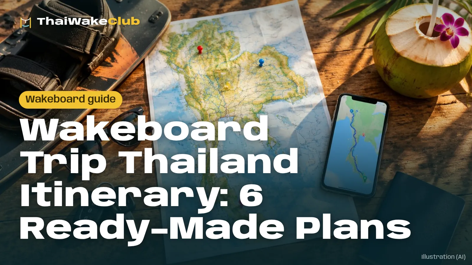 Wakeboard Trip Thailand Itinerary: 6 Ready-Made Plans